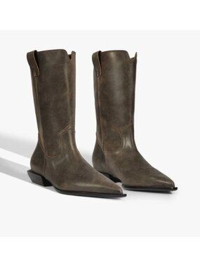 Schutz Ashley Leather Bootie
